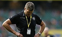 Rob Baxter, pictured, was not pointing the finger at referee Romain Poite after Leinster beat Exeter