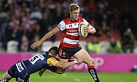Ollie Thorley crossed four times for Gloucester