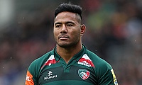 Manu Tuilagi scored a try on his 100th Leicester appearance