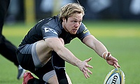 Newcastle Falcons Joel Hodgson kicked 10 points with the boot