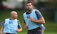 Josh Beaumont (right) was sidelined since October with a torn bicep