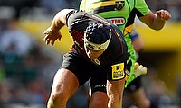 Schalk Brits scored a first half try for Saracens