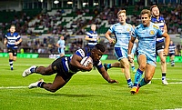 Levi Davies of Bath Rugby in action against Exeter Chiefs