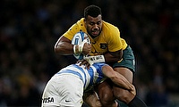 Samu Kerevi (right) has played 22 Tests for Australia