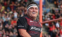 Jamie George scored the final try for Saracens