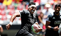 New Zealand's Amanaki Nicole in action during the Cape Town 7s