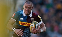 Mike Brown was one of Harlequins' try-scorer