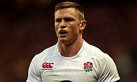 Chris Ashton started for England during the second round clash against France