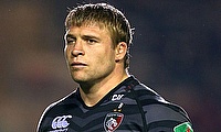 Tom Youngs was red-carded during the game against Exeter Chiefs