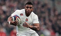 Kyle Eastmond was one of the try-scorer for England