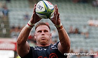 Jean-Luc du Preez was red-carded during the game against Worcester