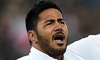 Manu Tuilagi was sent off in the 75th minute during the game at Twickenham Stadium