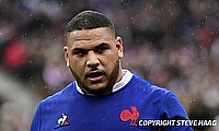Mohamed Haouas was red-carded at the stroke of half-time during Six Nations game against France