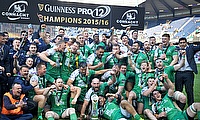 Connacht were the winners of the 2015/16 season of Pro12