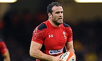 Jamie Roberts was one of the try-scorer for Dragons