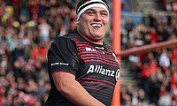 Jamie George scored the opening try for Saracens