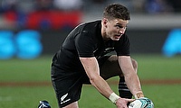 Beauden Barrett made his 100th appearance for New Zealand
