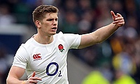 Owen Farrell is sidelined with an ankle injury
