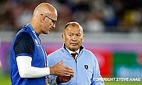 John Mitchell (left) resigned from role of England's defence coach in July