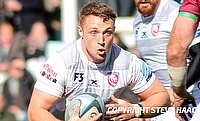 Ollie Thorley was one of the try-scorer for Gloucester