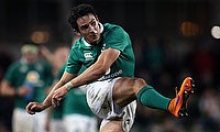 Joey Carbery recently recovered from a fractured elbow