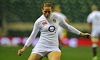 Emily Scarratt recently won her 100th cap for England