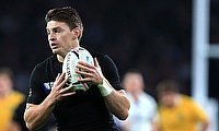 Beauden Barrett suffered a collision in the opening game in Johannesburg