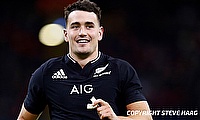 Will Jordan scored the opening try for New Zealand