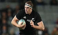 Brodie Retallick was red-carded during New Zealand's game against Japan