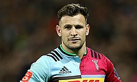 Danny Care scored a try on his 350th appearance