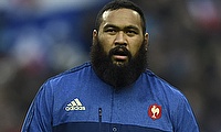 Uini Atonio was sin-binned during France's game against Ireland