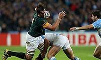 Eben Etzebeth scored the opening try for South Africa
