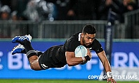 Richie Mo'unga kicked two penalties for New Zealand