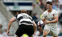 Tom Curry was red-carded during the game against Argentina