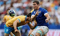 Michele Lamaro was one of the try scorer for Italy