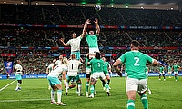 Ireland edged out South Africa 13-8 in their clash at Stade de France