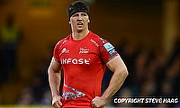 Ben Curry was one of the try-scorer for Sale Sharks