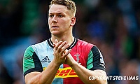 Alex Dombrandt was one of the try-scorer for Harlequins