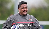 Mako Vunipola was red carded during the Premiership game against Newcastle Falcons