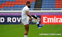 Joe Cokanasiga was one of the try scorer for Bath Rugby