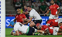Tadhg Beirne scored the fourth try for Ireland
