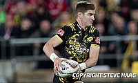 Jordie Barrett was red carded during the Super Rugby game against Queensland Reds
