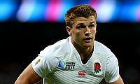 Henry Slade scored the opening try for Exeter