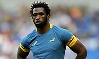 Siya Kolisi scored the opening try for South Africa