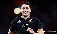 Will Jordan was the only try scorer for New Zealand