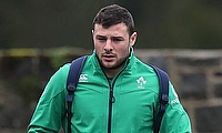 Robbie Henshaw is part of the Ireland midfield