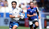 Ange Capuozzo scored a try for Italy
