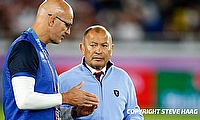 John Mitchell (left) will continue as England's Red Roses head coach through June 2026