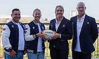 Team Welcome Ceremony of England & USA at the Women’s Rugby World Cup 2025