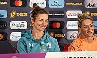 Sarah Hunter says Red Roses worked harder than ever for World Cup opener vs USA.